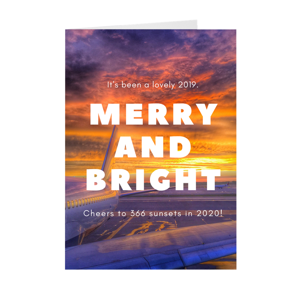 Merry and Bright Holiday Card